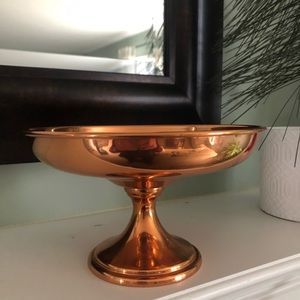 Princess House copper candy dish